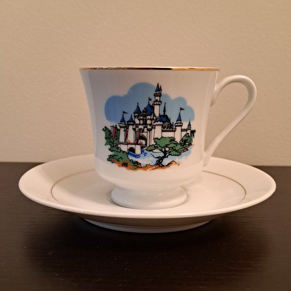 Disney Kitchen Vintage 96s Disneyland Tinker Bell Castle Teacup And